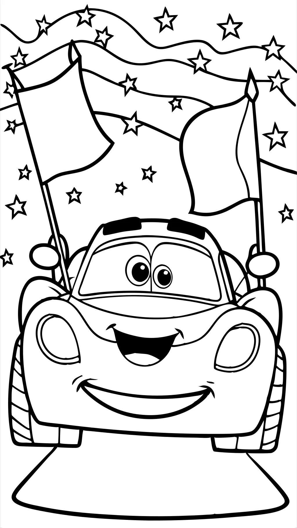 coloring sheet lightning mcqueen coloring page